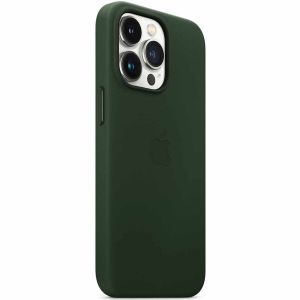 Apple Leather Backcover MagSafe iPhone 13 Pro Max - Sequoia Green