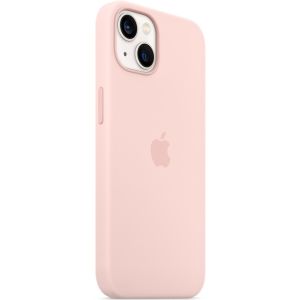 Apple Silicone Backcover MagSafe iPhone 13 - Chalk Pink