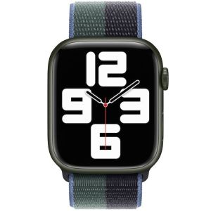 Apple Sport Loop Band Apple Watch Series 1-9 / SE / Ultra (2) - 42/44/45/49 mm - Midnight/Eucalyptus
