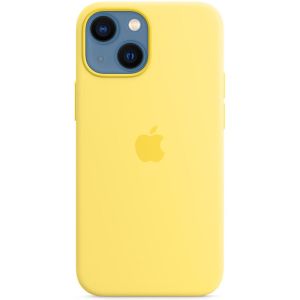 Apple Silicone Backcover MagSafe iPhone 13 Mini - Lemon Zest