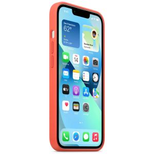 Apple Silicone Backcover MagSafe iPhone 13 Mini - Nectarine