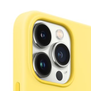 Apple Silicone Backcover MagSafe iPhone 13 Pro Max - Lemon Zest
