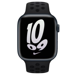 Apple Nike Sport Band Apple Watch Series 1-9 / SE / Ultra (2) - 42/44/45/49 mm - Zwart