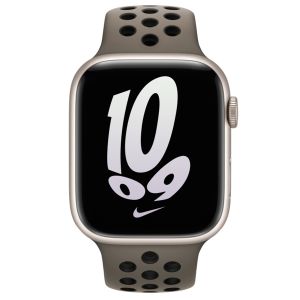 Apple Nike Sport Band Apple Watch Series 1-9 / SE / Ultra (2) - 42/44/45/49 mm - Olive Grey / Black