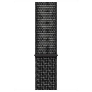 Apple Nike Sport Loop Band Apple Watch Series 1-9 / SE / Ultra (2) - 42/44/45/49 mm - Black / Summit White