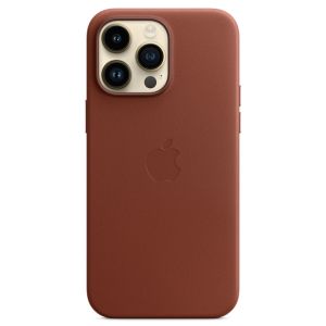 Apple Leather Backcover MagSafe iPhone 14 Pro Max - Umber
