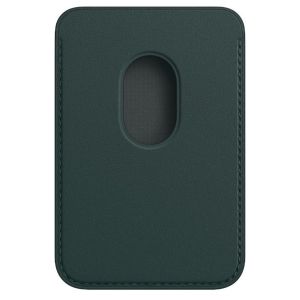 Apple Leather Wallet MagSafe (Apple Wallet 2nd generation) - Met ingebouwde AirTag functie - Forest Green