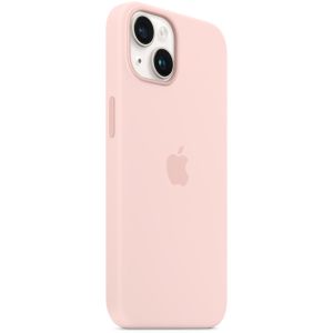 Apple Silicone Backcover MagSafe iPhone 14 - Chalk Pink