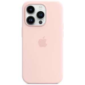 Apple Silicone Backcover MagSafe iPhone 14 Pro - Chalk Pink