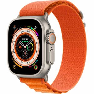 Apple Alpine Loop Band Apple Watch Series 1-9 / SE / Ultra (2) - 42/44/45/49 mm - Maat L - Oranje