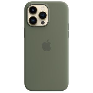 Apple Silicone Backcover MagSafe iPhone 14 Pro Max - Olive
