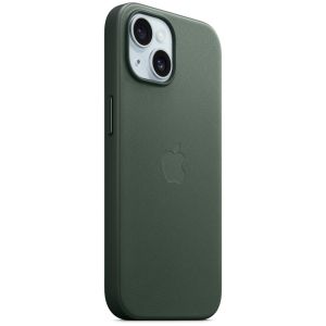 Apple FineWoven Backcover MagSafe iPhone 15 - Evergreen