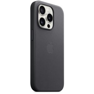 Apple FineWoven Backcover MagSafe iPhone 15 Pro - Zwart