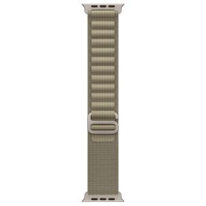 Apple Alpine Loop Band Apple Watch Series 1-9 / SE / Ultra (2) - 42/44/45/49 mm - Maat M - Olive