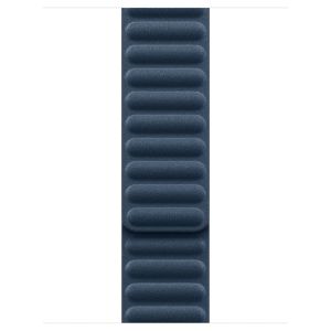 Apple Leather Link Apple Watch Series 1-9 / SE - 38/40/41 mm - Maat M/L - Pacific Blue
