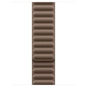 Apple Leather Link Apple Watch Series 1-9 / SE - 38/40/41 mm - Maat M/L - Taupe