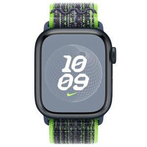 Apple Nike Sport Loop Band Apple Watch Series 1-9 / SE - 38/40/41 mm - Bright Green/Blue