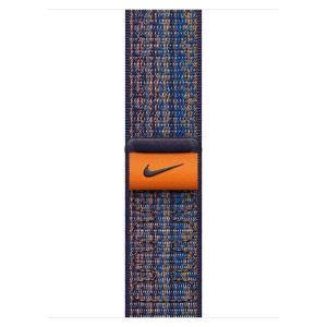 Apple Nike Sport Loop Band Apple Watch Series 1-9 / SE - 38/40/41 mm - Game Royal/Orange