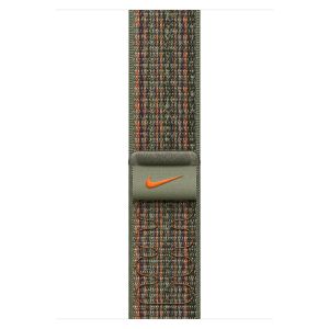Apple Nike Sport Loop Band Apple Watch Series 1-9 / SE / Ultra (2) - 42/44/45/49 mm - Sequoia/Orange