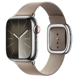 Apple Modern Buckle FineWoven Apple Watch Series 1-9 / SE - 38/40/41 mm - Maat S - Tan