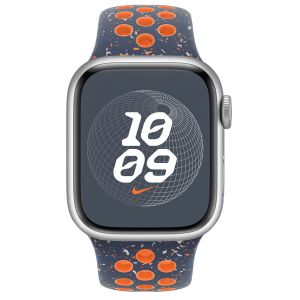 Apple Nike Sport Band Apple Watch Series 1-9 / SE - 38/40/41 mm - Maat M/L - Blue Flame