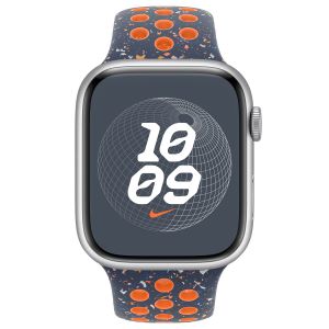 Apple Nike Sport Band Apple Watch Series 1-9 / SE / Ultra (2) - 42/44/45/49 mm - Maat M/L - Blue Flame
