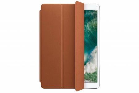 Apple Leather Smart Cover iPad 9 (2021) 10.2 inch / 8 (2020) 10.2 inch / 7 (2019) 10.2 inch / Pro 10.5 (2017) / Air 3 (2019) - Saddle Brown