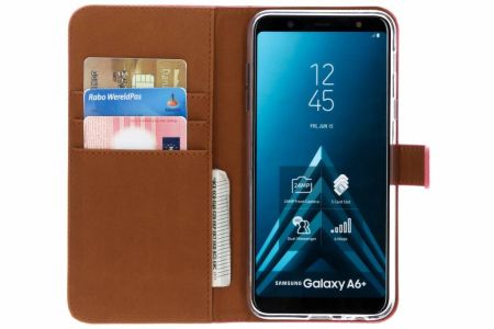 Luxe Softcase Bookcase Samsung Galaxy A6 Plus (2018)