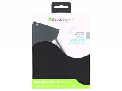 Gecko Covers Luxe Bookcase Kobo Aura H2O Edition 2