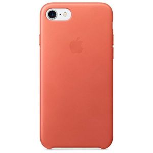 Apple Leather Backcover iPhone SE (2022 / 2020) / 8 / 7 - Geranium
