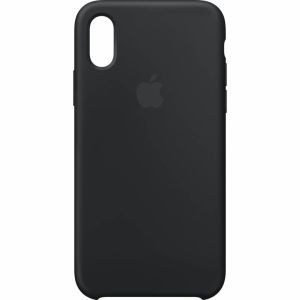 Apple Silicone Backcover iPhone Xs / X - Black
