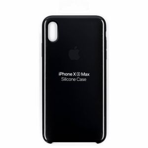 Apple Silicone Backcover iPhone Xs Max - Black