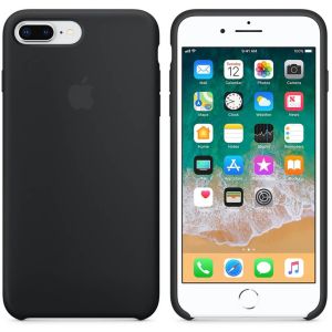 Apple Silicone Backcover iPhone 8 Plus / 7 Plus - Black