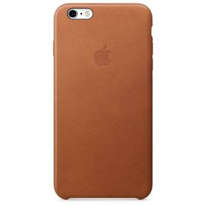 Apple Leather Backcover iPhone 6(s) Plus - Saddle Brown