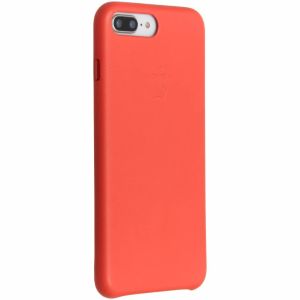 Apple Leather Backcover iPhone 8 Plus / 7 Plus - Geranium