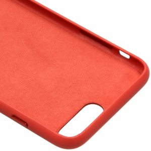 Apple Leather Backcover iPhone 8 Plus / 7 Plus - Geranium