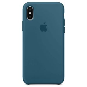 Apple Silicone Backcover iPhone X - Cosmos Blue
