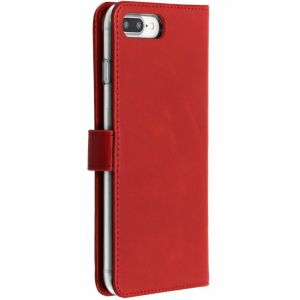 Selencia Echt Lederen Bookcase iPhone 8 Plus / 7 Plus - Rood