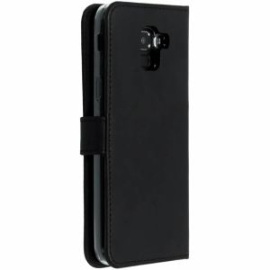 Selencia Echt Lederen Bookcase Samsung Galaxy J6