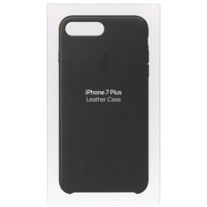 Apple Leather Backcover iPhone 8 Plus / 7 Plus - Black