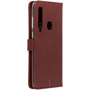 Valenta Leather Bookcase Samsung Galaxy A9 (2018) - Bruin