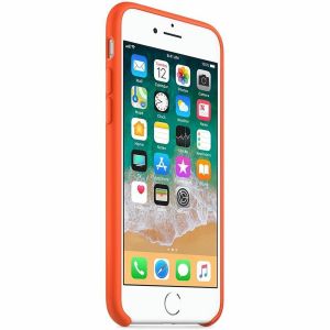 Apple Silicone Backcover iPhone SE (2022 / 2020) / 8 / 7 - Spicy Orange