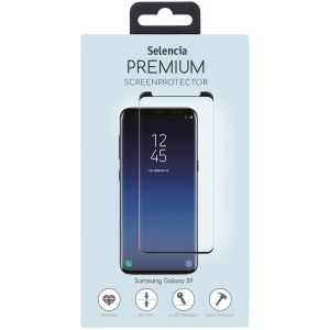 Converteren Lima Verblinding Selencia Gehard Glas Premium Screenprotector voor Samsung Galaxy S9 - Zwart  | Smartphonehoesjes.nl