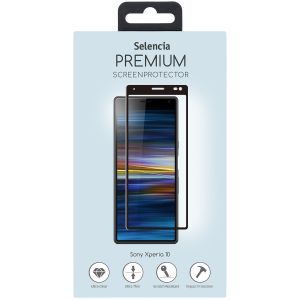 Selencia Gehard Glas Premium Screenprotector Sony Xperia 10 - Zwart