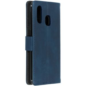 iMoshion Luxe Bookcase Samsung Galaxy A40 - Donkerblauw