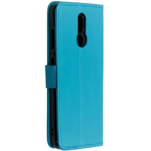 Klavertje Bloemen Bookcase Nokia 3.2 - Turquoise