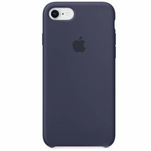 Apple Silicone Backcover iPhone SE (2022 / 2020) / 8 / 7 - Midnight Blue