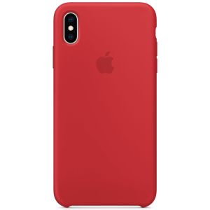 Apple Silicone Backcover iPhone X - Red