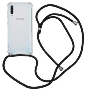 schaal Crack pot ik ben gelukkig iMoshion Backcover met koord voor de Samsung Galaxy A50 / A30s - Zwart |  Smartphonehoesjes.nl