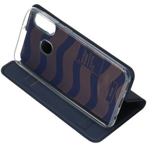 Dux Ducis Slim Softcase Bookcase Samsung Galaxy A20e - Donkerblauw